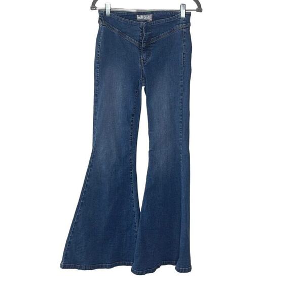 FREE PEOPLE BELL‎ BOTTOM  JEANS SIZE 27 - Picture 1 of 8